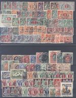 Danzig, */gestempelter Posten aus 1920-23 auf 3 Steckkarten
