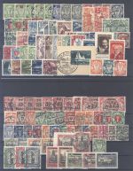 Danzig, */gestempelter Posten aus 1924-39 auf 2 Steckkarten