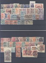 Deutsche Nebengebiete vor 1945, Posten auf 4 Steckkarten