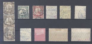 Dt. Kolonien Ostafrika Michel Nr. 30-39, Freimarken ohne 38 gestempelt