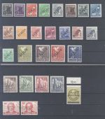 Berlin, Posten mit Michel Nummer 1-20 auf 3 Steckkarten