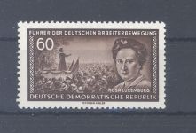 DDR Michel Nummer 478 XI, 60 Pfg. Freimarke 1955 **, geprüft BPP