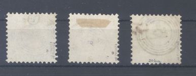 Baden Mi.Nr. 19b, 20b-ba aus Freimarken 1862 gestempelt, geprüft BPP