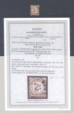 Dt. Reich Michel Nummer 29 I b, 2 1-2 Groschen gestempelt, FA BPP