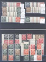 Dt. Reich, ** Posten Zusammendrucke aus Hindenburg 1937-39 **