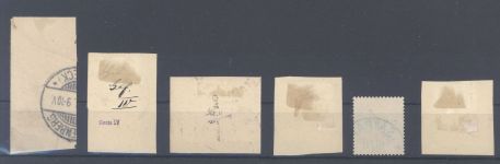 Dt. Kolonien Marianen Michel Nummer 1-6 II, Freimarken 1900 gestempelt