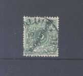 Dt. Kolonien Marshall Inseln Mi.Nr. 2 II, 5 Pfg. Freimarke 1899 gestempelt