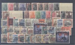 Saargebiet Michel Nummer 32-97 aus 1920-21 */**/gestempelt