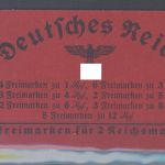 Dt. Reich, Markenheftchen Michel Nummer 38.1 Hindenburg 1939 **