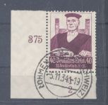 Dt. Reich Mi Nr. 564, 40 Pfg. Eckrand Formnummer und EST, Befund BPP
