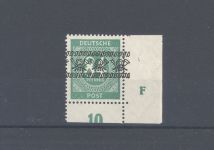 Bizone Michel Nummer 68 I DZ, 84 Pfg. Ziffern Druckerzeichen ** FA BPP