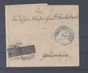 Braunschweig, Brief mit 3 x 1-4 Gr. aus Michel Nr. 9 aus Braunschweig