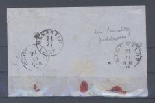 Thurn & Taxis, Brief 1 Kreuzer Paar MeF Ortsstempel aus Bensheim