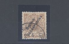 Dt. Kolonien DSWA Michel Nummer 5e, 3 Pfg. 1899 gestempelt, FA BPP
