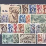 Saarland, umfangreicher ** Posten auf 3 Steckkarten