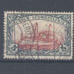 Dt. Kolonien DSWA Michel Nummer 32, 5 Mark 1906 gestempelt, signiert