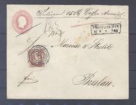 Preußen, GA mit Michel Nummer 1 als ZuF aus Krotoschin