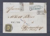 Preußen, Bahnpost Brief 1 Sgr. EF aus Bremen und Bromberg