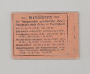 Dt. Reich, Markenheftchen Michel Nummer 14.2 A, Germania 1921 **