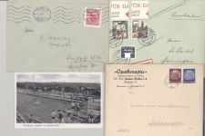 Dt. Bes. 2. WK, interessanter Belege Posten mit Sudetenland