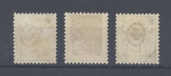 Schweiz Michel Nummer 45 und 48-49 aus 1882 ungebraucht *
