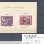 DDR, gestempelter Posten aus 1949-50 auf 3 Steckkarten