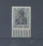 Dt. Reich Michel Nummer 104d, 75 Pfg. 1917 ** Unterrand, FA BPP