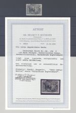 Dt. Reich Michel Nr. 196 I, 20 M. kopfstehender Unterdruck gest. FA BPP
