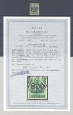 Dt. Reich Michel Nummer 307, 800 Tsd Freimarke 1923 gestempelt, FA BPP