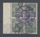 Dt. Reich Michel Nummer 321 Dienst-Kontrollaufdruck Stuhm, FA BPP