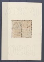 Dt. Reich Block 1, IPOSTA Block 1930 **