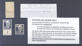 DDR, ** Posten aus Michel Nummer 327-41 mit Druckereizeichen