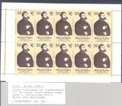 DDR, **/gestempelter Posten Besonderheiten auf 5 Steckkarten
