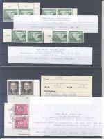 DDR, **/gestempelter Posten mit 10 Besonderheiten