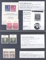 DDR, **/gestempelter Posten mit 10 Besonderheiten