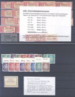 DDR Dienst, umfangreicher Posten auf 4 Steckkarten