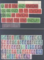 DDR Dienst, umfangreicher Posten auf 4 Steckkarten