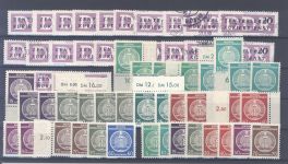 DDR Dienst, umfangreicher Posten auf 4 Steckkarten