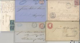 Altdeutschland, interessanter Belege Posten bestehend aus 13 Belegen