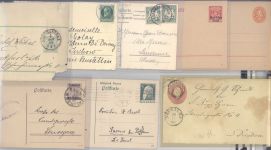 Altdeutschland, interessanter Belege Posten bestehend aus 13 Belegen