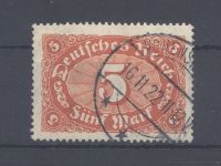 Dt. Reich Mi.Nr. 174c, 5 Mark Freimarke 1921 gestempelt, geprüft Infla
