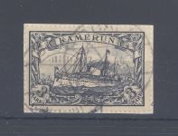 Dt. Kolonien Kamerun Michel Nummer 18, 3 Mark 1900 Briefstück