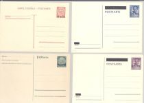 Dt. Bes. 2. WK Luxemburg, 11 verschiedene Belege als Posten