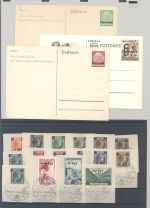 Dt. Bes. 2. WK Luxemburg, 11 verschiedene Belege als Posten
