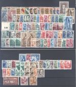 Franz. Zone, umfangreicher **/gestempelter Posten auf 3 Steckkarten