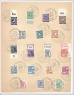 All. Bes., 10 verschiedene Belege als Posten