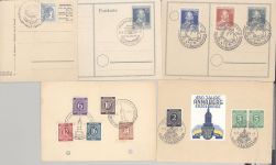 All. Bes., 10 verschiedene Belege als Posten