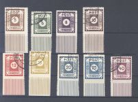 SBZ Michel Nummer 42-50 G, Loschwitz gestempelt, geprüft BPP