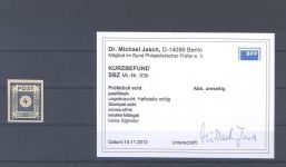 SBZ Michel Nummer 53b, 4 Pf. 1945 ungebraucht *, Befund BPP