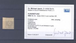 SBZ Michel Nummer 53b, 4 Pf. 1945 ungebraucht *, Befund BPP